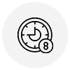 8-Hour Steady Release icon